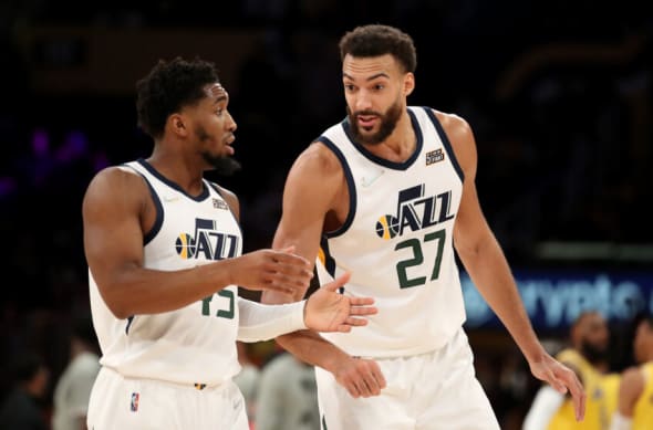 Rudy Gobert, Donovan Mitchell, Utah Jazz